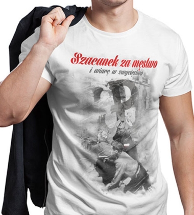 koszulka- SZACUNEK ZA MĘSTWO